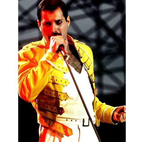 replica freddie mercury jacket|freddie mercury yellow leather jacket.